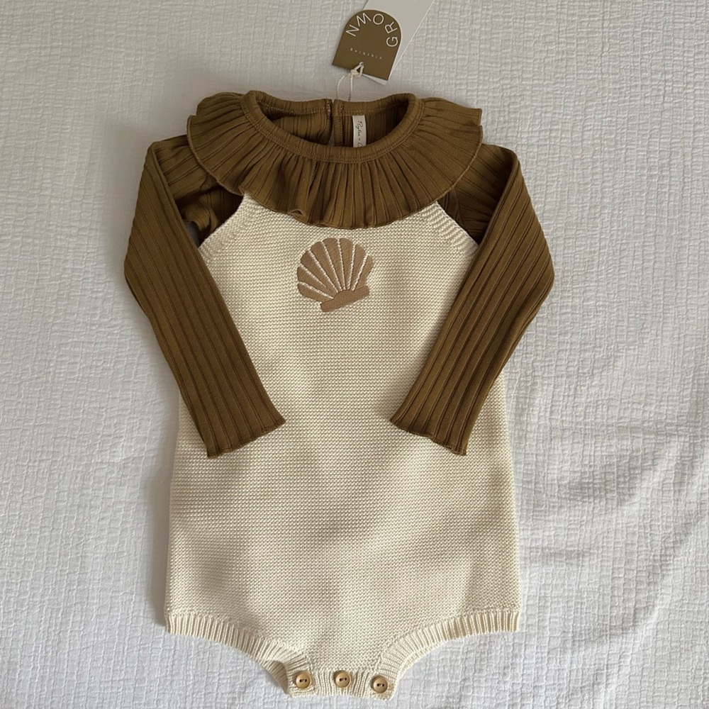 NWT GROWN ORGANIC KNIT ROMPER
